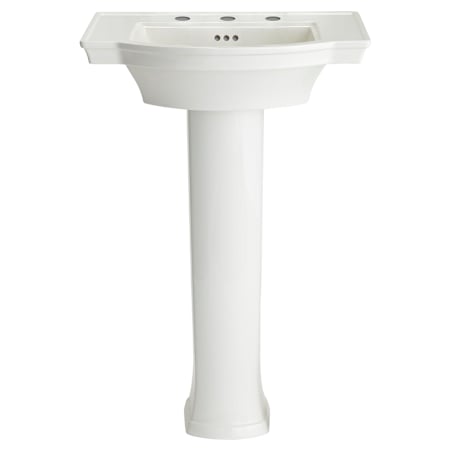 American Standard Estate 8" Widespread Pedestal Sink Top and Leg Combination White