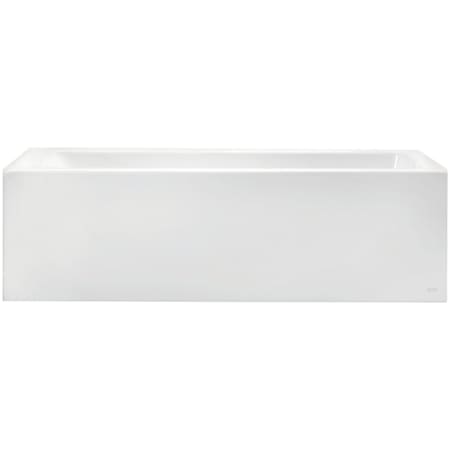 American Standard Bathing Studio 60" Three Wall Alcove Acrylic Soaking Tub with Right Drain and Overflow White