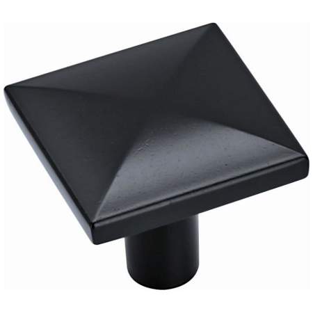 Amerock Extensity 1-1/8 Inch Square Cabinet Knob - Pack of 10 Matte Black