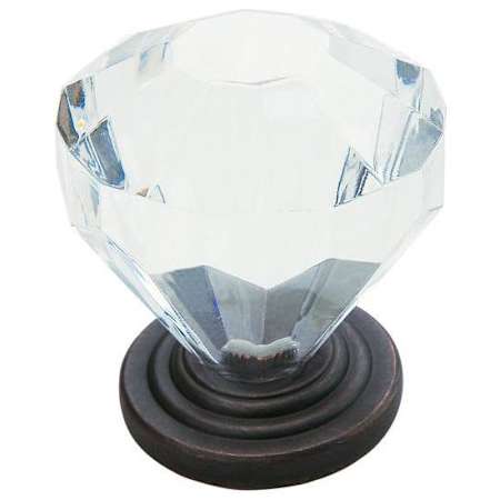 Amerock Traditional Classics 1-1/4 Inch Geometric Cabinet Knob Oil Rubbed Bronze