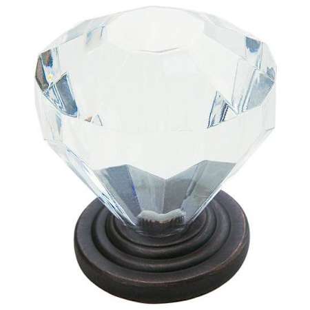 Amerock Traditional Classics 1-1/4 Inch Geometric Cabinet Knob Oil Rubbed Bronze