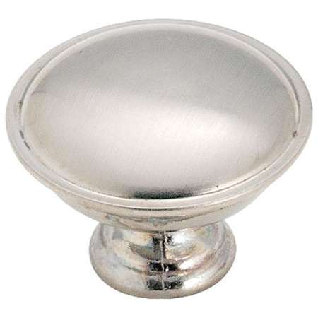 Amerock Allison Value 1-5/16 Inch Mushroom Cabinet Knob Brushed Chrome
