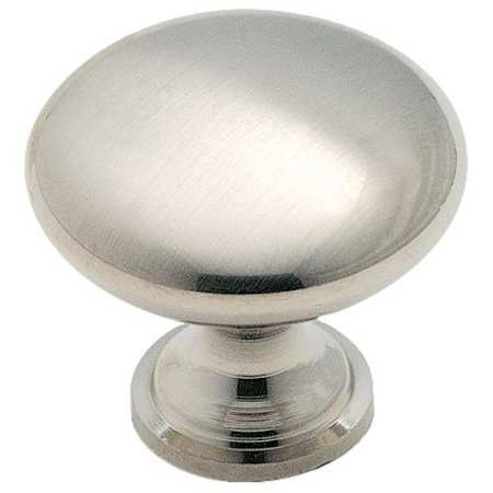 Amerock Everyday Heritage 1-3/16 Inch Mushroom Cabinet Knob Brushed Chrome