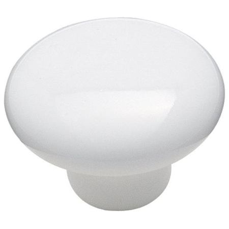 Amerock Everyday Heritage 1-1/2 Inch Mushroom Cabinet Knob White