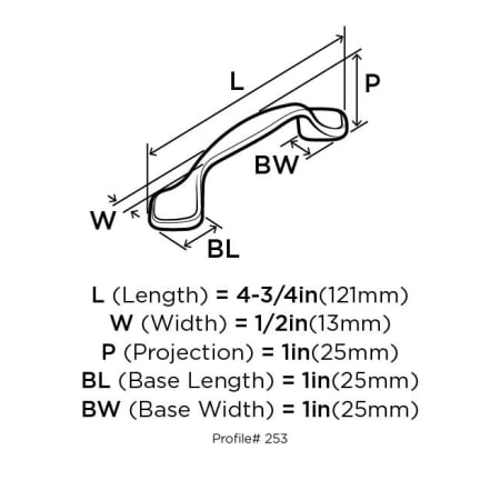 Amerock-253-Dimensions of Angle View