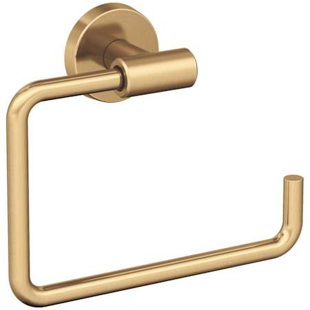 Amerock Arrondi 6-7/16" Wall Mounted Towel Ring Champagne Bronze