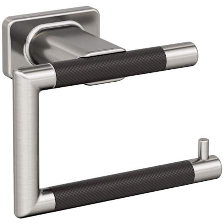 Amerock Esquire Wall Mounted Toilet Paper Holder Brushed Nickel / Oil Rubbed Bronze