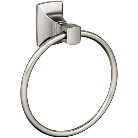 Amerock Highland 7-7/16" Wall Mounted Towel Ring Brushed Nickel