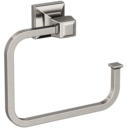 Amerock Mulholland 5-3/4" Wall Mounted Towel Ring Brushed Nickel