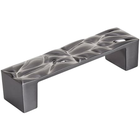 Amerock Calathea 3-3/4 Inch Center to Center Handle Cabinet Pull Black Chrome