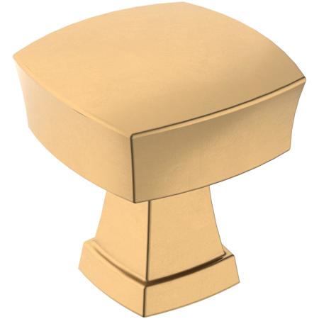 Amerock Stature 1-1/4 Inch Square Cabinet Knob Champagne Bronze