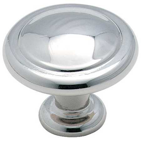 Amerock Everyday Heritage 1-1/4 Inch Mushroom Cabinet Knob Polished Chrome
