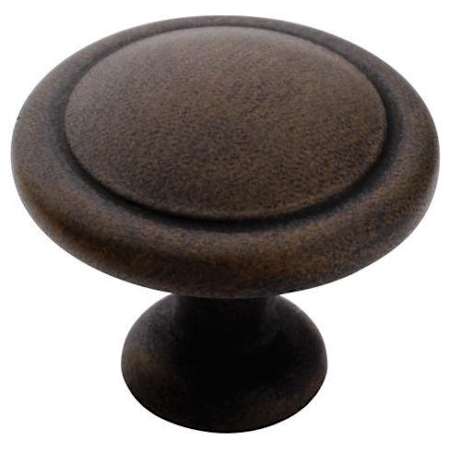 Amerock Everyday Heritage 1-1/4 Inch Mushroom Cabinet Knob Antique Rust