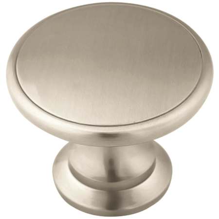 Amerock Brass Classics 1-3/4 Inch Diameter Mushroom Cabinet Knob - Pair Satin Nickel