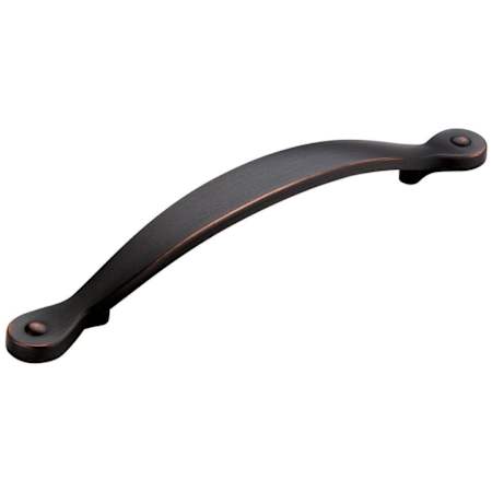 Amerock Inspirations 5 Inch (128mm) Center to Center Handle Cabinet Pull - 10 Pack Oil Rubbed Bronze
