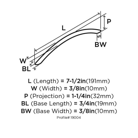Amerock-BP19004-Dimensions of Angle View