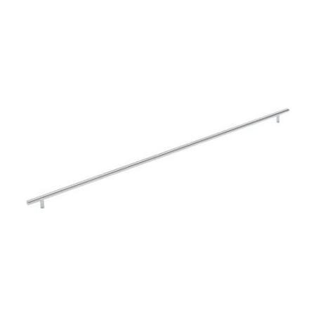 Amerock Bar Pulls Carbon Steel 30-1/4 Inch Center to Center Bar Cabinet Pull Sterling Nickel