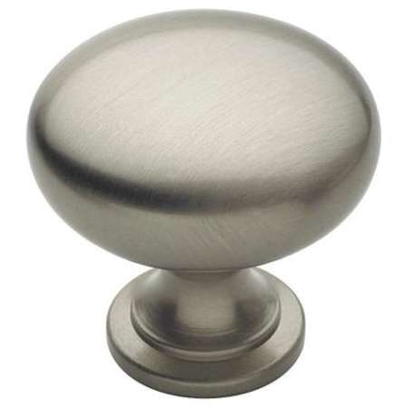 Amerock Everyday Heritage 1-3/16 Inch Mushroom Cabinet Knob Satin Nickel