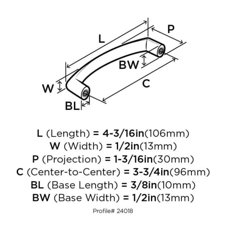 Amerock-BP24018-Dimensions of Back View