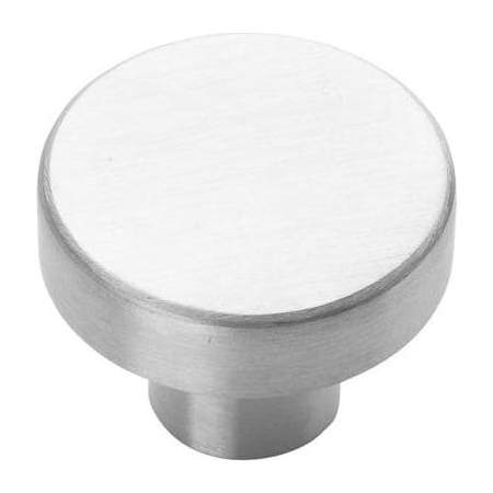 Amerock Essential'Z Stainless Steel 1-1/4 Inch Mushroom Cabinet Knob Stainless Steel