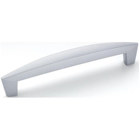 Amerock Creased Bow 5-1/16 Inch Center to Center Handle Cabinet Pull Anodized Aluminum