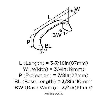 Amerock-BP27019-Dimensions of Angle View