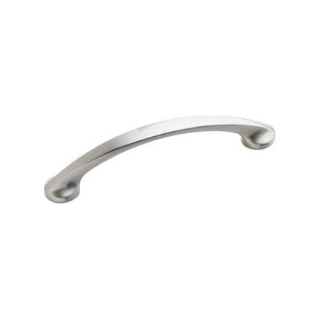 Amerock Everyday Heritage 3-3/4 Inch Center to Center Handle Cabinet Pull - Pack of 10 Satin Nickel