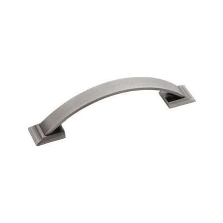Amerock Candler 3-3/4 Inch Center to Center Handle Cabinet Pull Antique Silver
