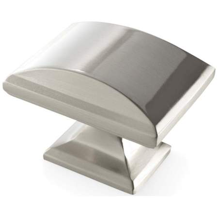 Amerock Candler 1-1/2 Inch Rectangular Cabinet Knob Satin Nickel