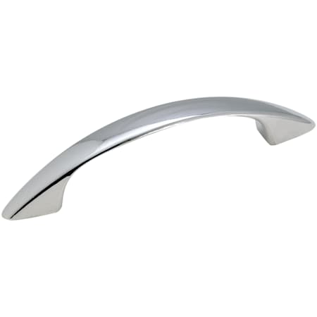 Amerock Arc 3 Inch Center to Center Arch Cabinet Pull - Pack of 10 Polished Chrome