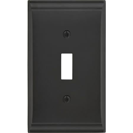 Amerock Candler Single Switch Outlet Wall Plate Black Bronze