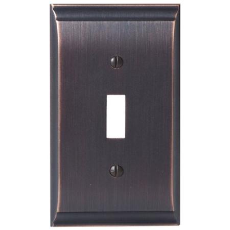 Amerock Candler Single Toggle Switch Plate Oil Rubbed Bronze