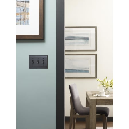 Amerock-BP36502-Black Bronze in Doorway