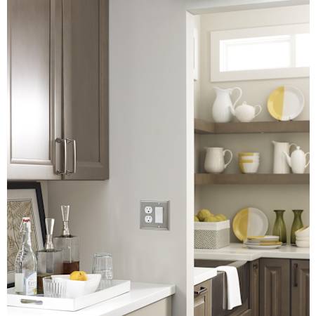 Amerock-BP36525-Satin Nickel on White Wall