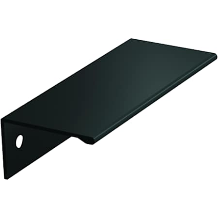 Amerock Edge Pull 3-3/4 Inch Long Finger Cabinet Pull Matte Black