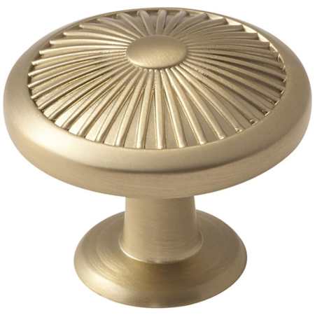 Amerock Crawford 1-3/8 Inch Mushroom Cabinet Knob Golden Champagne