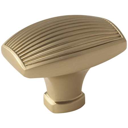 Amerock Sea Grass 1-1/2 Inch Rectangular Cabinet Knob Golden Champagne