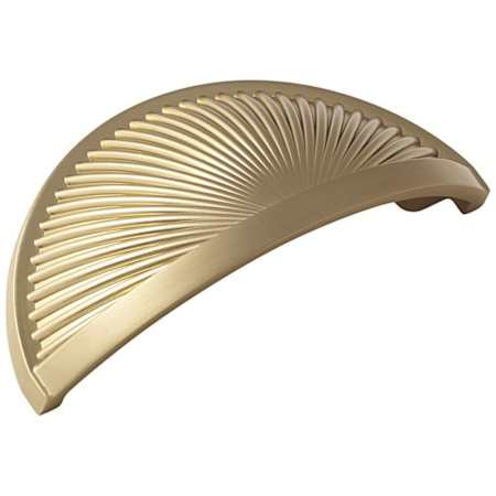Amerock Sea Grass 3 Inch Center to Center Cup Cabinet Pull Golden Champagne