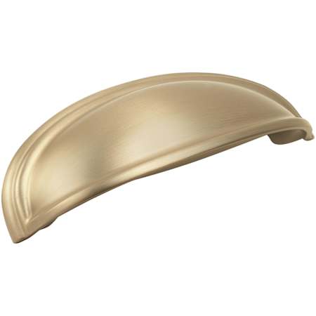 Amerock Ashby 3 and 4 Inch Center to Center Cup Cabinet Pull Golden Champagne