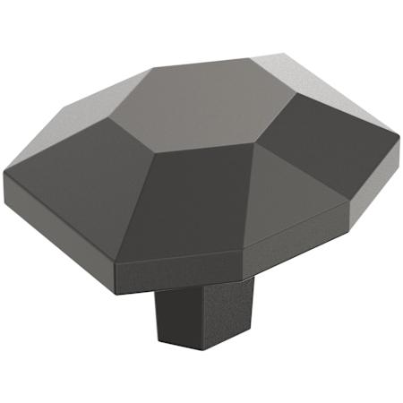 Amerock St. Vincent 1-3/8 Inch Geometric Cabinet Knob Black Bronze