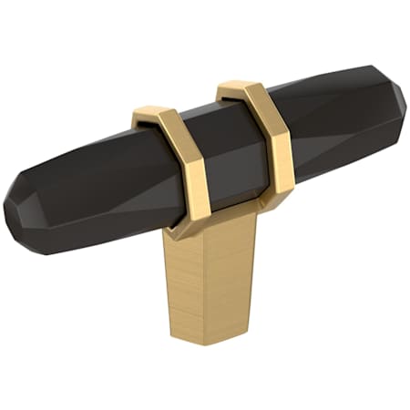 Amerock London 9/16 Inch Bar Cabinet Knob Black Bronze / Champagne Bronze