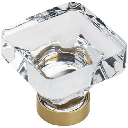 Amerock Glacio 1-3/8 Inch Square Cabinet Knob Champagne Bronze