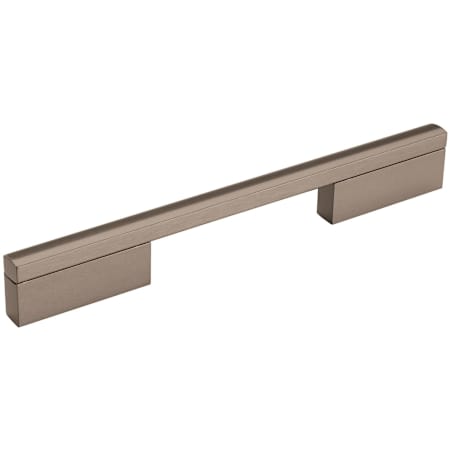 Amerock Separa 6-5/16 Inch Center to Center Handle Cabinet Pull Black Brushed Nickel