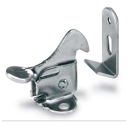 Amerock Functional Hardware 1-1/8" Long Steel Flex Catch Permabrite Zinc