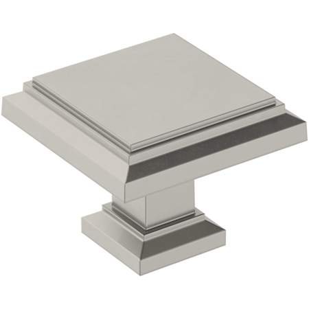 Amerock Appoint 1-1/4 Inch Square Cabinet Knob Satin Nickel
