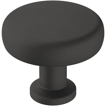 Amerock Factor 1-1/4 Inch Mushroom Cabinet Knob Matte Black