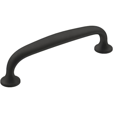 Amerock Renown 3-3/4 Inch Center to Center Handle Cabinet Pull Matte Black