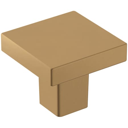 Amerock Monument 1-3/16 Inch Square Cabinet Knob - Pack of 10 Champagne Bronze
