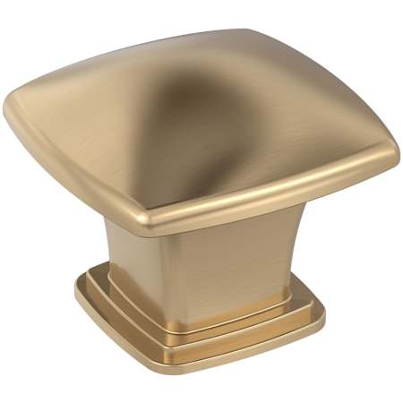 Amerock Garfield 1-3/16 Inch Square Cabinet Knob - Pack of 25 Champagne Bronze