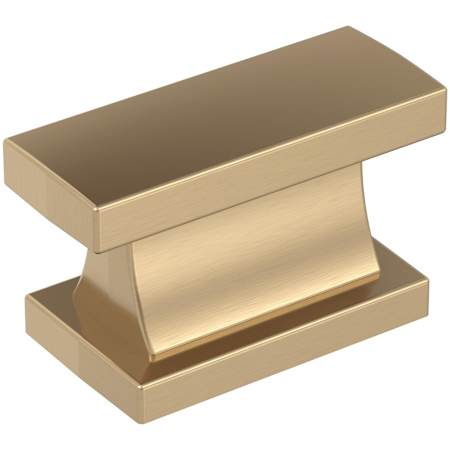 Amerock Socle 1-7/16 Inch Rectangular Cabinet Knob - Pack of 25 Champagne Bronze